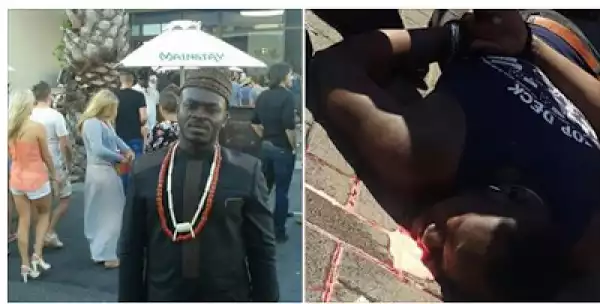 Nigerian Man Allegedly Killed For Selling Drugs In South Africa... Graphic Photos